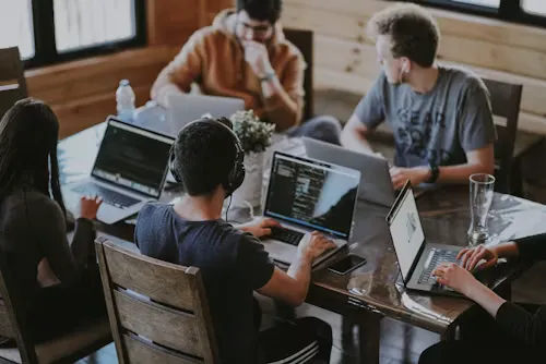 Team collaboration meeting
